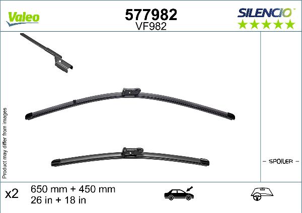 VALEO 577982 - Щітка склоочисника autozip.com.ua