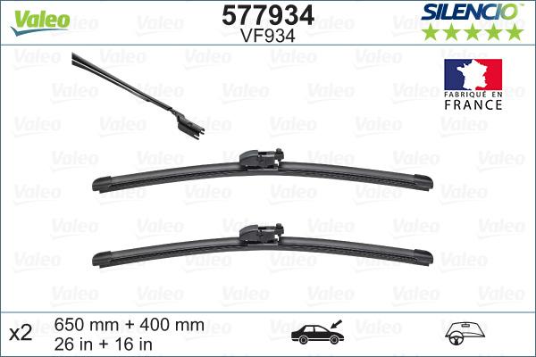 VALEO 577934 - Щітка склоочисника autozip.com.ua