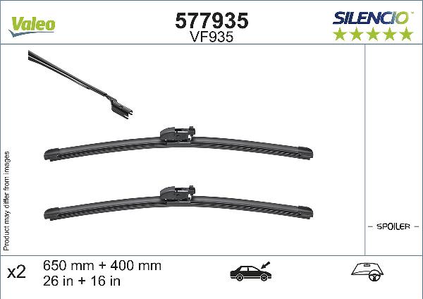 VALEO 577935 - Щітка склоочисника autozip.com.ua