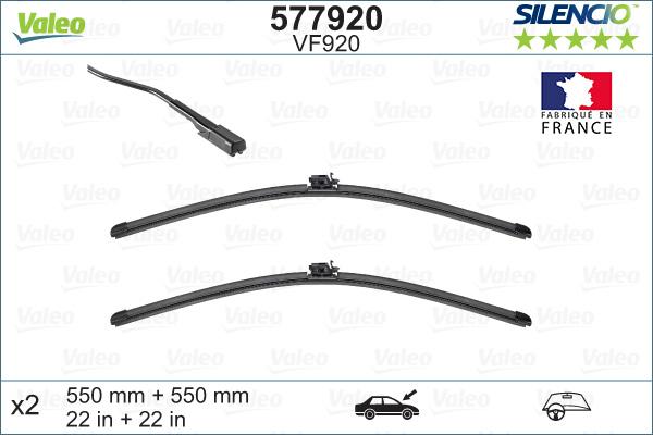 VALEO 577920 - Щітка склоочисника autozip.com.ua
