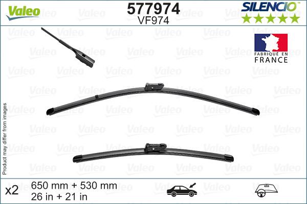 VALEO 577974 - Щітка склоочисника autozip.com.ua