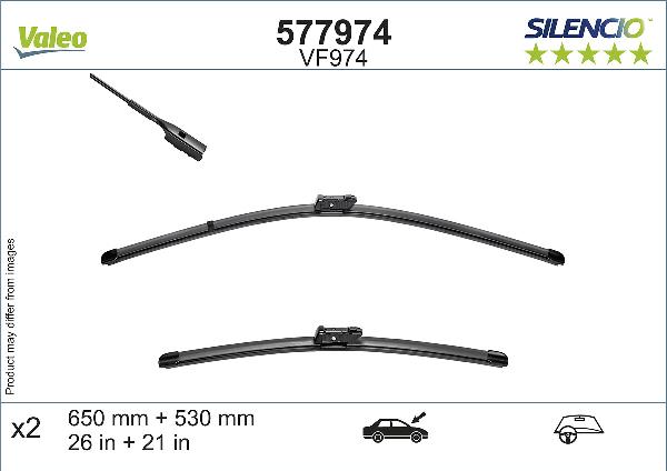 VALEO 577974 - Щітка склоочисника autozip.com.ua