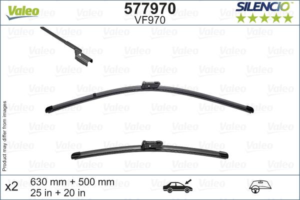 Valeo 577970 - Щітка склоочисника autozip.com.ua