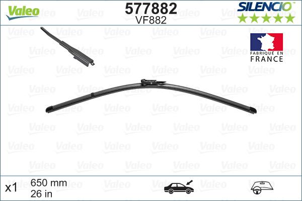 VALEO 577882 - Щітка склоочисника autozip.com.ua