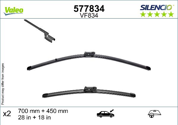VALEO 577834 - Щітка склоочисника autozip.com.ua