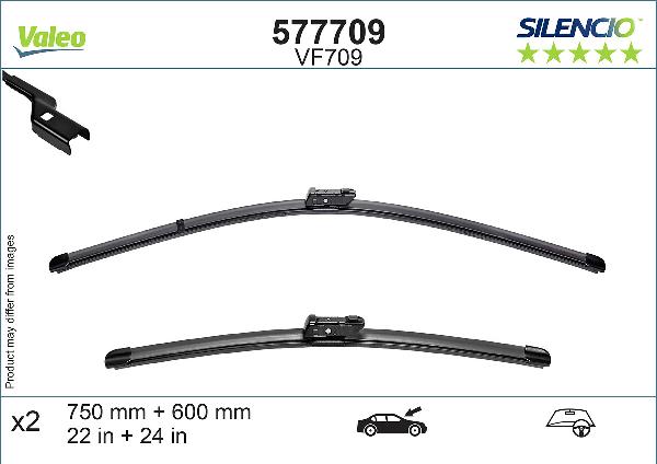 VALEO 577709 - Щітка склоочисника autozip.com.ua