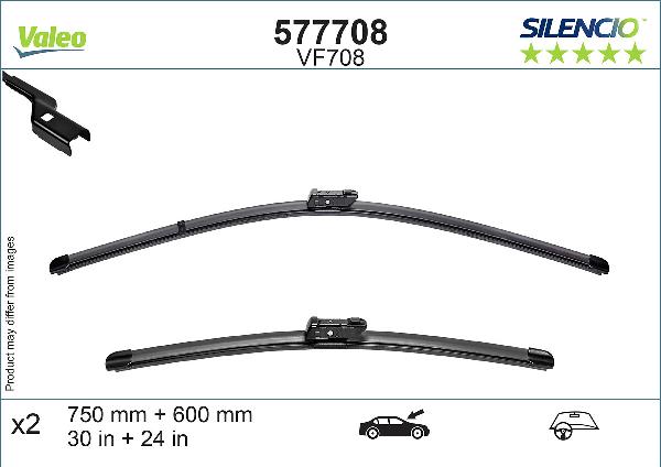 VALEO 577708 - Щітка склоочисника autozip.com.ua