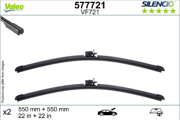VALEO 577721 - Щітка склоочисника autozip.com.ua
