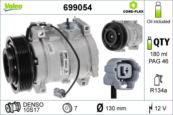VALEO 699054 - Компресор, кондиціонер autozip.com.ua