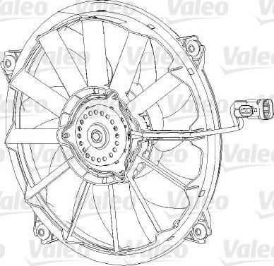 Valeo 696091 - Вентилятор, охолодження двигуна autozip.com.ua
