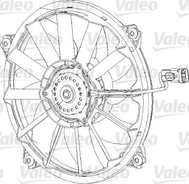 VALEO 696091 - Вентилятор, охолодження двигуна autozip.com.ua
