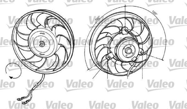 Valeo 696036 - Вентилятор, охолодження двигуна autozip.com.ua