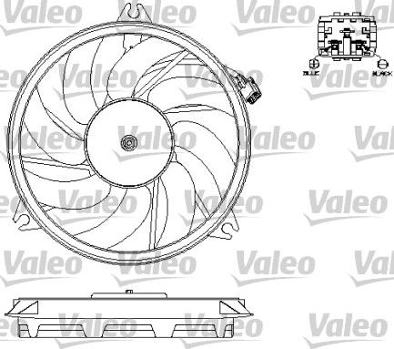 Valeo 696073 - Вентилятор, охолодження двигуна autozip.com.ua