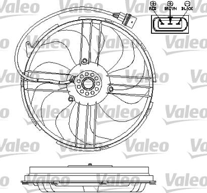 Valeo 696196 - Вентилятор, охолодження двигуна autozip.com.ua