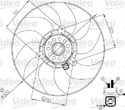 Valeo 696190 - Вентилятор, охолодження двигуна autozip.com.ua