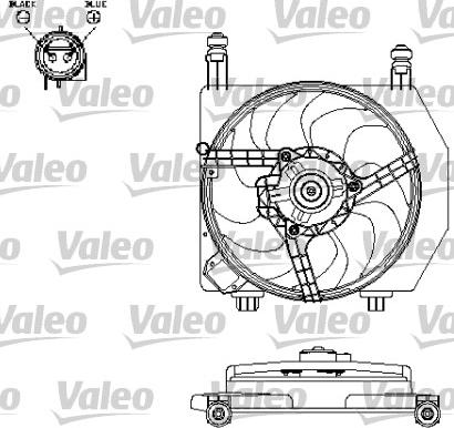 Valeo 696159 - Вентилятор, охолодження двигуна autozip.com.ua