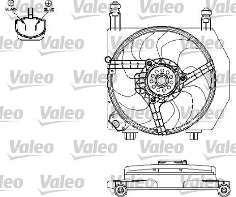Valeo 696158 - Вентилятор, охолодження двигуна autozip.com.ua