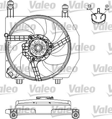 Valeo 696160 - Вентилятор, охолодження двигуна autozip.com.ua