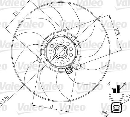 Valeo 696189 - Вентилятор, охолодження двигуна autozip.com.ua