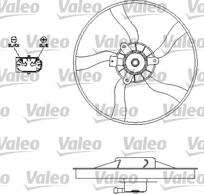 Valeo 696134 - Вентилятор, охолодження двигуна autozip.com.ua