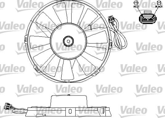 Valeo 696172 - Вентилятор, охолодження двигуна autozip.com.ua