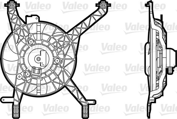 Valeo 696345 - Вентилятор, охолодження двигуна autozip.com.ua