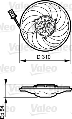 Valeo 696367 - Вентилятор, охолодження двигуна autozip.com.ua