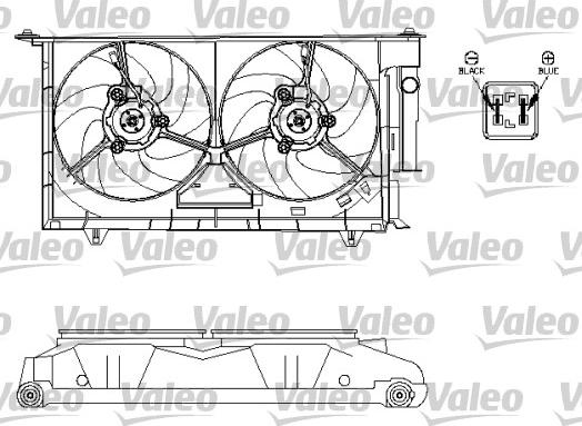 Valeo 696214 - Вентилятор, охолодження двигуна autozip.com.ua