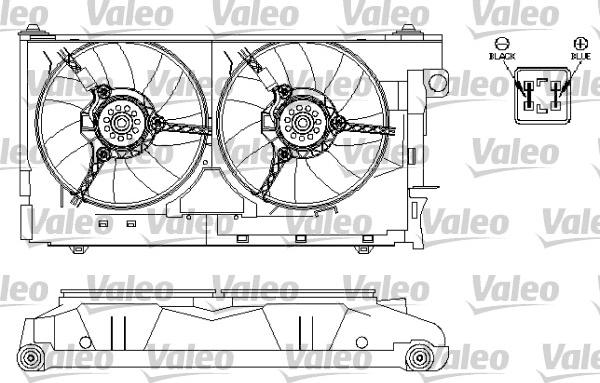 Valeo 696212 - Вентилятор, охолодження двигуна autozip.com.ua