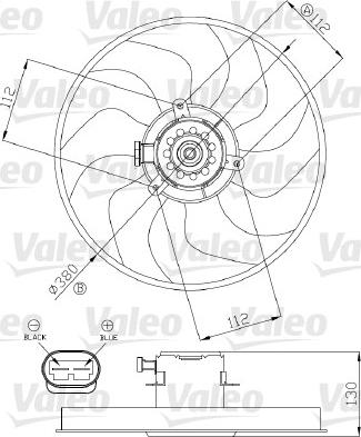 Valeo 696288 - Вентилятор, охолодження двигуна autozip.com.ua