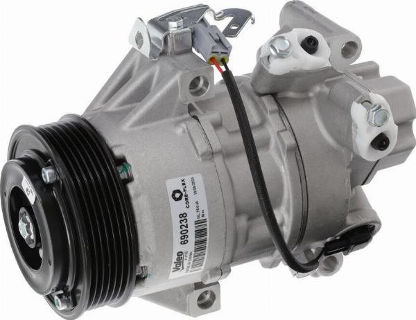 VALEO 690238 - Компресор, кондиціонер autozip.com.ua