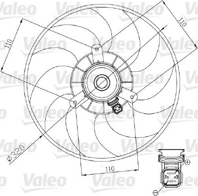 Valeo 698444 - Вентилятор, охолодження двигуна autozip.com.ua