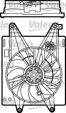 Valeo 698485 - Вентилятор, охолодження двигуна autozip.com.ua