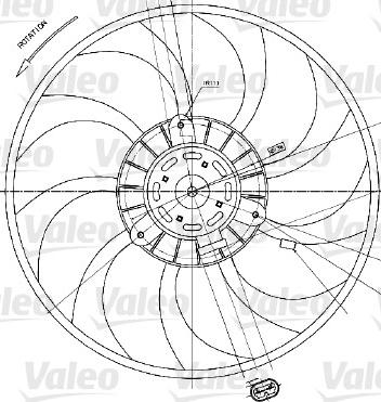 Valeo 698424 - Вентилятор, охолодження двигуна autozip.com.ua