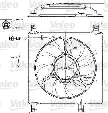 Valeo 698552 - Вентилятор, охолодження двигуна autozip.com.ua