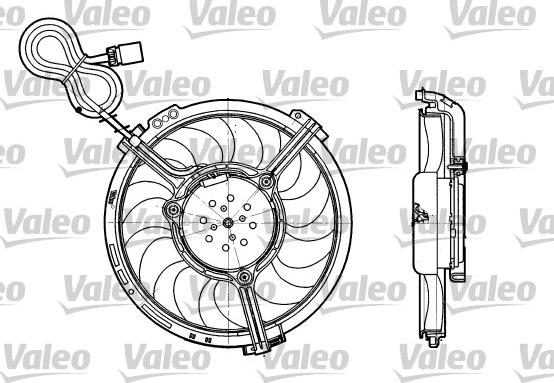 Valeo 698658 - Вентилятор, охолодження двигуна autozip.com.ua