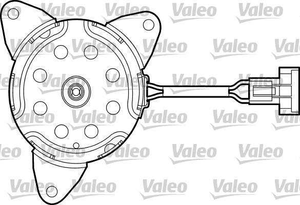 Valeo 698669 - Електродвигун, вентилятор радіатора autozip.com.ua