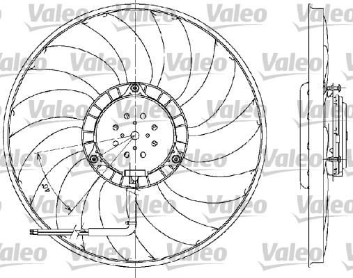 Valeo 698609 - Вентилятор, охолодження двигуна autozip.com.ua