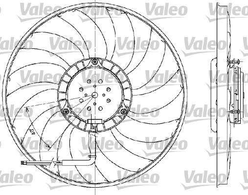 VALEO 698609 - Вентилятор, охолодження двигуна autozip.com.ua
