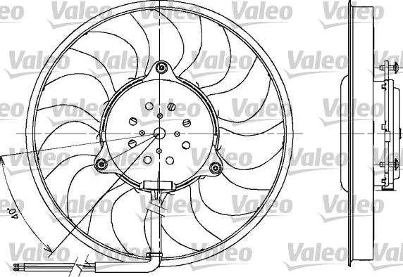 VALEO 698612 - Вентилятор, охолодження двигуна autozip.com.ua