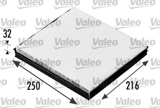 Valeo 698685 - Фільтр, повітря у внутрішній простір autozip.com.ua
