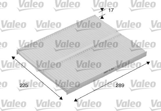 VALEO 698167 - Фільтр, повітря у внутрішній простір autozip.com.ua