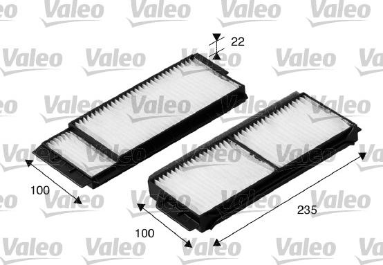 VALEO 698892 - Фільтр, повітря у внутрішній простір autozip.com.ua