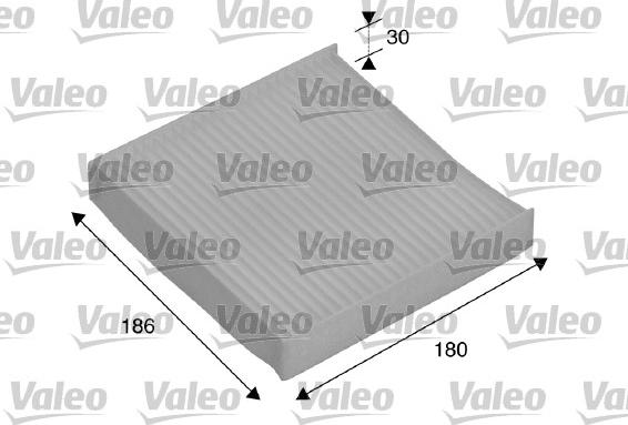 VALEO 698886 - Фільтр, повітря у внутрішній простір autozip.com.ua