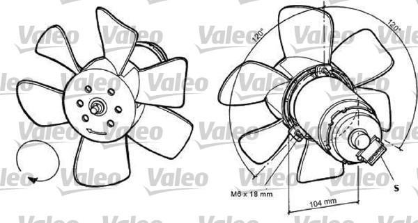 Valeo 698368 - Вентилятор, охолодження двигуна autozip.com.ua