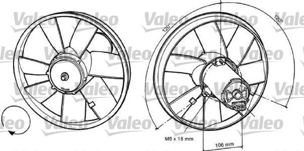 Valeo 698370 - Вентилятор, охолодження двигуна autozip.com.ua