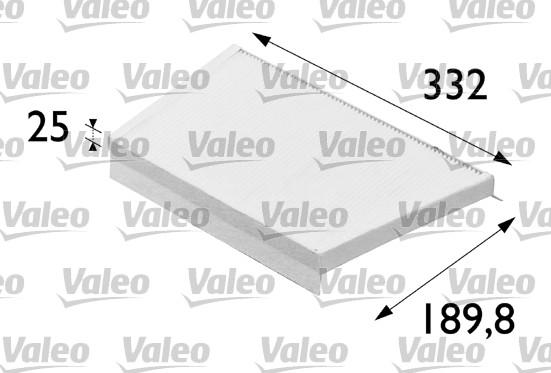 Valeo 698700 - Фільтр, повітря у внутрішній простір autozip.com.ua