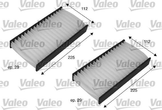 VALEO 698735 - Фільтр, повітря у внутрішній простір autozip.com.ua