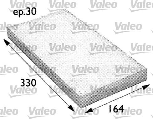 VALEO 698726 - Фільтр, повітря у внутрішній простір autozip.com.ua