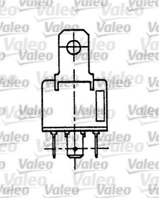 VALEO 643608 - Реле, робочий струм autozip.com.ua